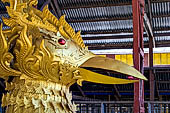 Inle Lake Myanmar. The mythical Hintha bird that ornates the barge of the annual festival of the lake. 